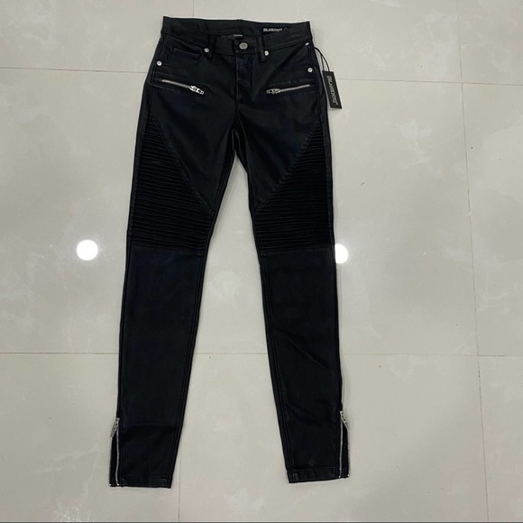Blanknyc Black Vegan Leather Moto Pants - Picture 5 of 12